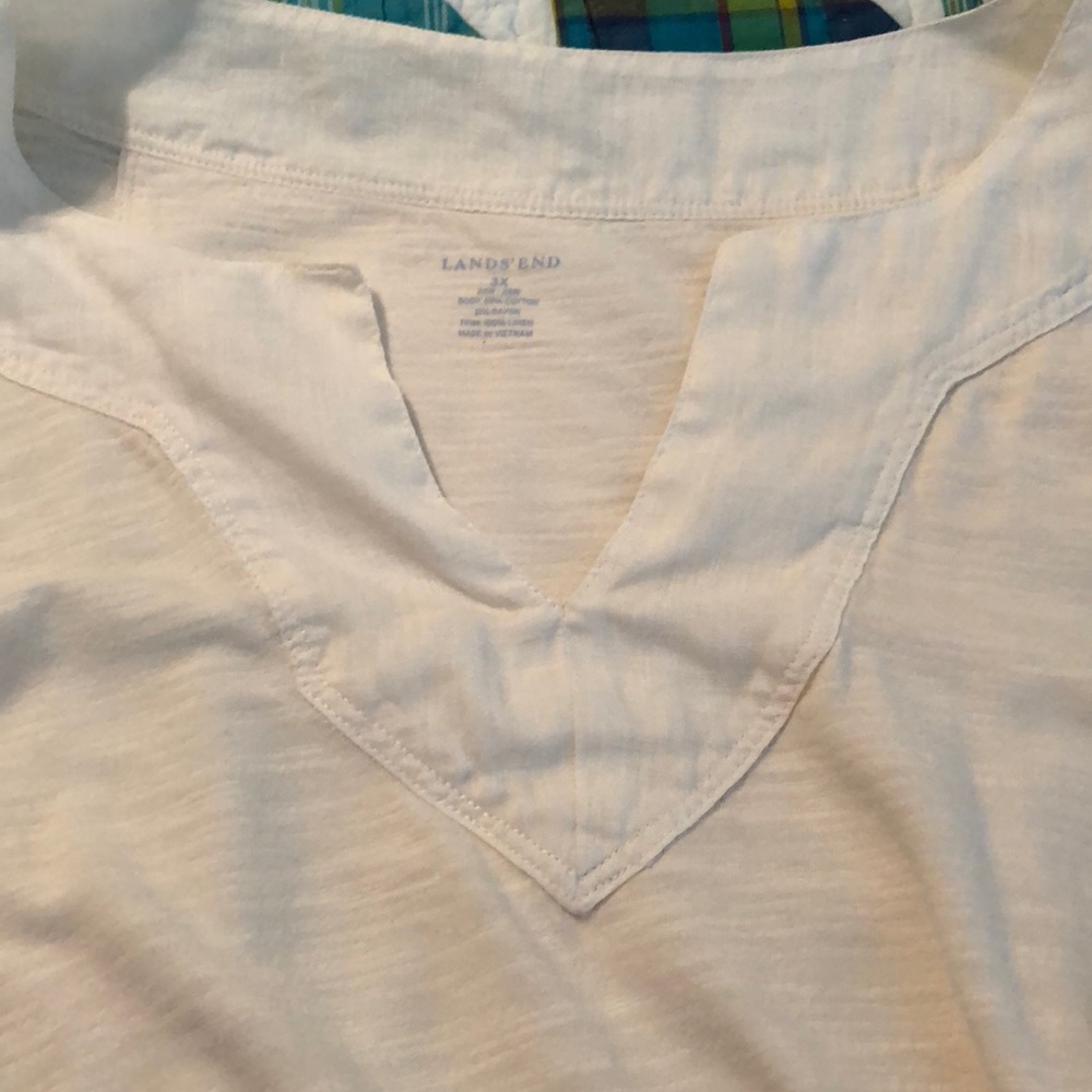 Ivory 3/4 sleeve top